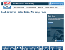 Tablet Screenshot of boschcarservicebooking.co.uk